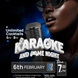 Karaoke & Games Night — Unlimited Cocktails!